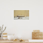 Floatbatterie La Tonnante im Eis vor Kil Poster (Küche)