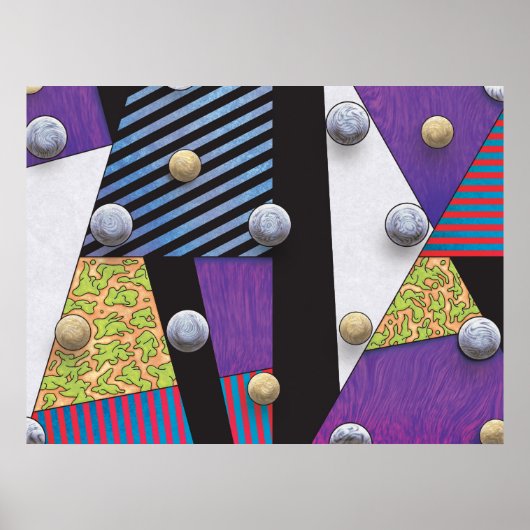 Floater - Abstrakte surrealistische Kunst der Vapo Poster (Vorne)