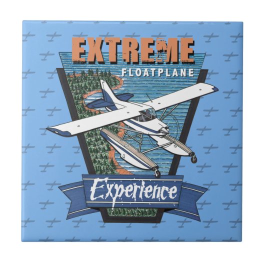 Floatflugzeugerfahrung Fliese (Vorderseite)