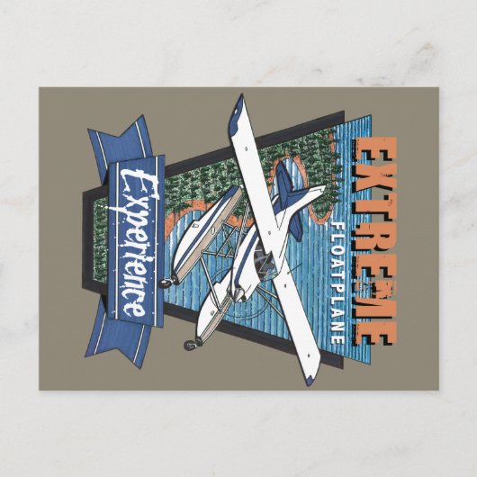 Floatflugzeugerfahrung Postkarte (Vorderseite)