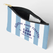 Floatin' and Toastin' Der Club Blue Strip Zubehörtasche (Offen)