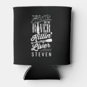 Floatin auf dem Fluss Killin My Lever Funny Beer Dosenkühler (Vorderseite)