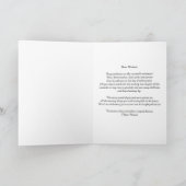 Floating-Abschlüsse Caps Confetti-Foto auf Grün Karte (Innenseite)