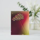 Floating Abstrakte Blasen farbenfroher Hintergrund Postkarte (Stehend Vorderseite)