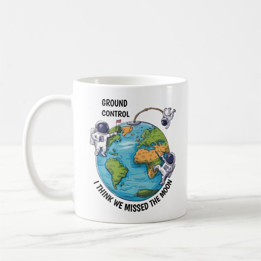 Floating Astronauten Kaffeetasse (Links)
