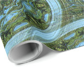 Floating auf dem See...... Geschenkpapier (Rolleneckpunkt)