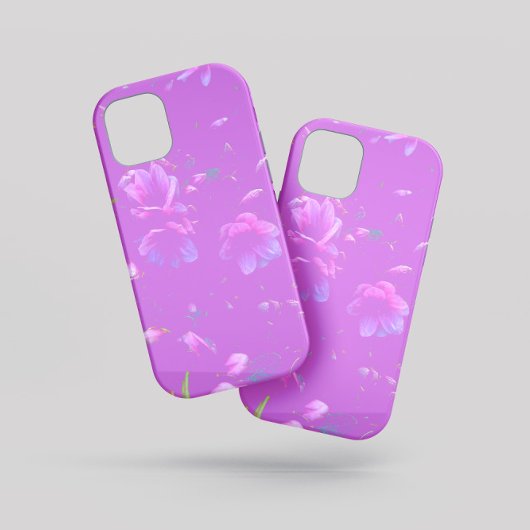 Floating Azaleas Mauve Lila Case-Mate iPhone Hülle