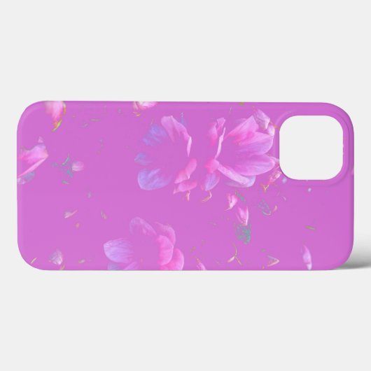 Floating Azaleas Mauve Lila Case-Mate iPhone Hülle (Rückseite (Horizontal))