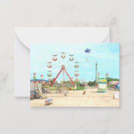 Floating Baby Notecard Mitteilungskarte