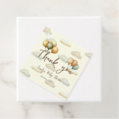 Floating Balloons Abenteuer Danke Yellow Geschenkanhänger (Beispiel)