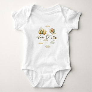Floating Balloons Abenteuer Geboren zu fliegen Baby Strampler