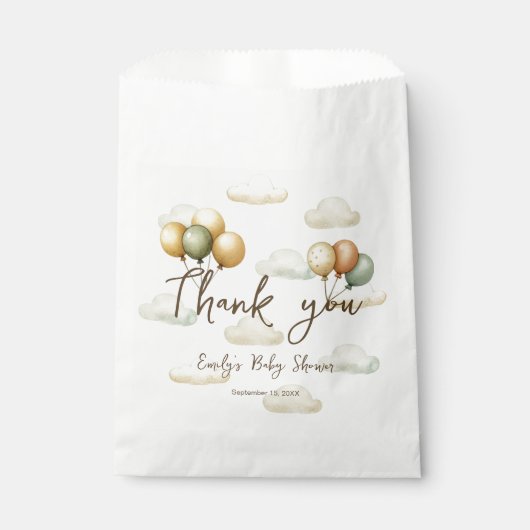 Floating Balloons Adventures Danke Geschenktütchen (Vorderseite)