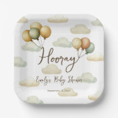 Floating Balloons Adventures Pappteller (Vorderseite)