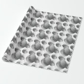 Floating Baseballs (schwarz und weiß) Geschenkpapier (Ungerollt)