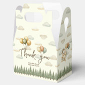 Floating Bear Adventures Babydusche Danke Geschenkschachtel (Geöffnet)