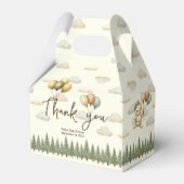 Floating Bear Adventures Babydusche Danke Geschenkschachtel (Vorderseite)