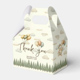 Floating Bear Adventures Babydusche Danke Geschenkschachtel