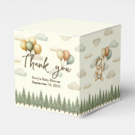 Floating Bear Adventures Babydusche Danke Geschenkschachtel