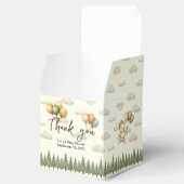 Floating Bear Adventures Babydusche Danke Geschenkschachtel (Geöffnet)