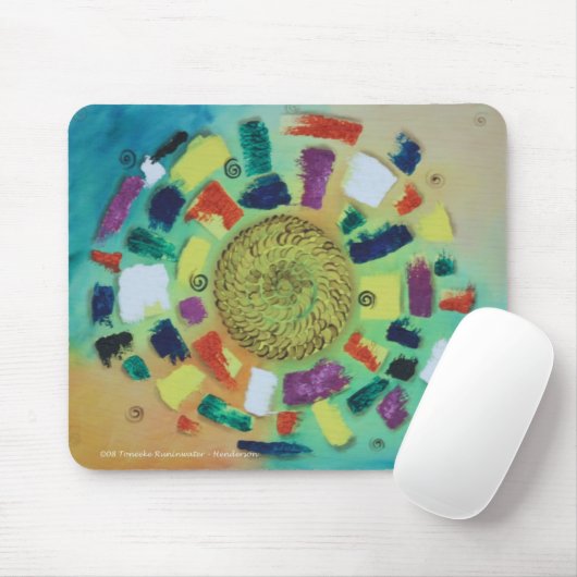 Floating Blanaced Chakra Mousepad (Mit Mouse)
