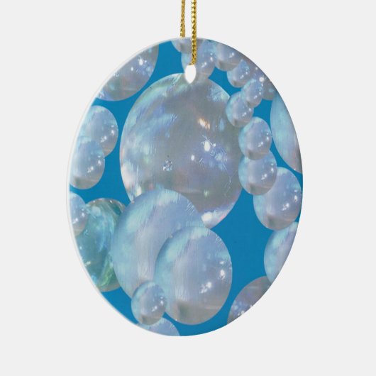 Floating Blasen Weihnachtsgeschmack Keramik Ornament (Rechts)