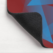 Floating Blue Fragments Mousepad (Ecke)