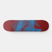Floating Blue Fragments Skateboard (Horizontal)