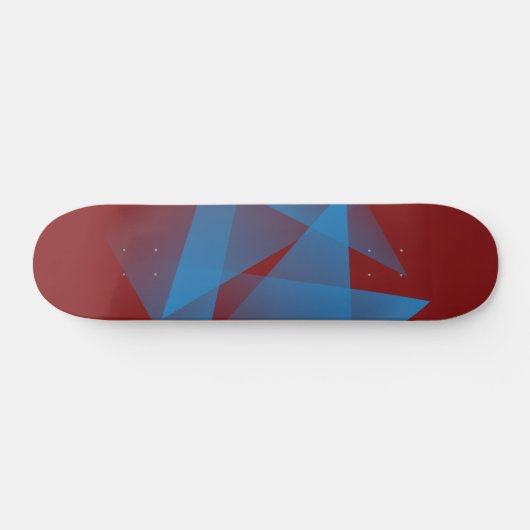 Floating Blue Fragments Skateboard (Horizontal)