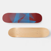 Floating Blue Fragments Skateboard (Horizontal)
