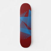 Floating Blue Fragments Skateboard (Vorne)