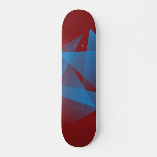 Floating Blue Fragments Skateboard (Vorne)