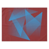 Floating Blue Fragments Tischdecke (Vorderseite (Horizontal))