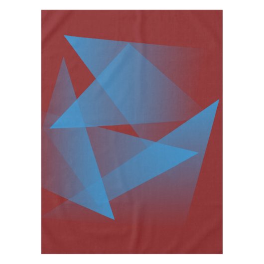 Floating Blue Fragments Tischdecke (Vorderseite)