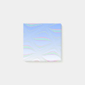 Floating Blue Wavy Design Post-it Klebezettel (Vorderseite)