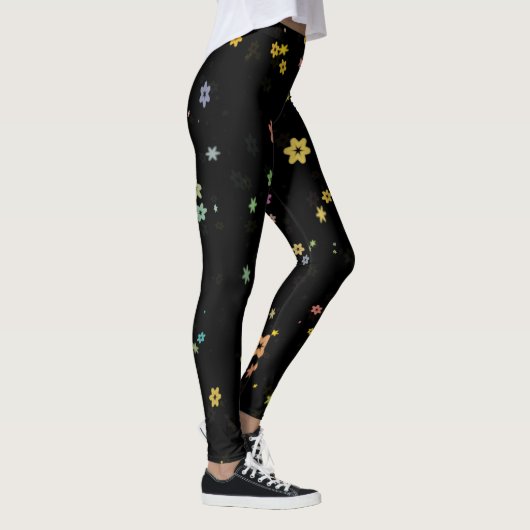 Floating-Blume Leggings (Rechts)