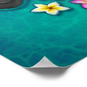 Floating-Blume Wellness-Center Begrüßungszeichen Poster (Ecke)