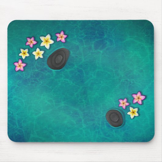 Floating-Blume Wellness-Center-Maus-Pad Mousepad (Vorne)