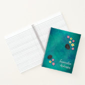 Floating-Blume Wellness-Center Spiral Notebook Notizblock (Innenseite)