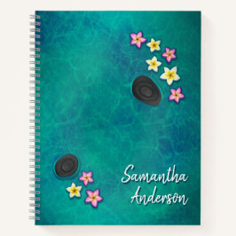 Floating-Blume Wellness-Center Spiral Notebook Notizblock