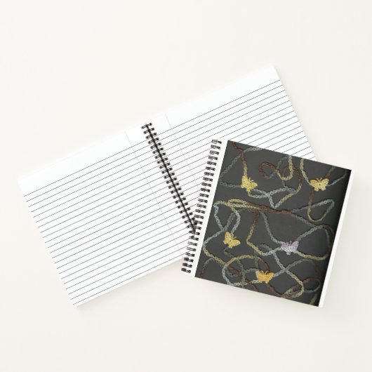 Floating Butterflies Spiral Notebook Notizblock (Innenseite)