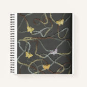 Floating Butterflies Spiral Notebook Notizblock (Vorderseite)