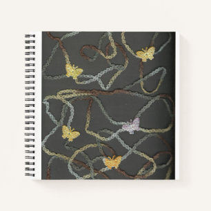 Floating Butterflies Spiral Notebook Notizblock