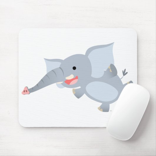 Floating-Cartoon Elephant Mousepad (Mit Mouse)