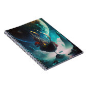 Floating Castle Ship Fantasy Art Notebook Notizblock (Rechte Seite)