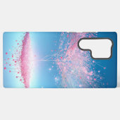 Floating Cherry Blossom Tree & Light Phone Case Samsung Galaxy Hülle (Rückseite (Horizontal))