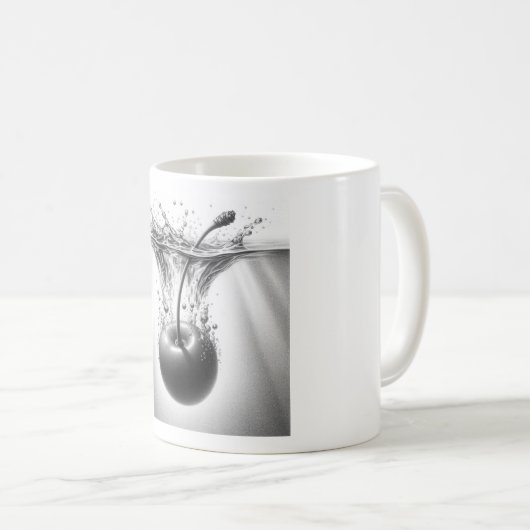 Floating cherryMug Kaffeetasse (VorderseiteRechts)