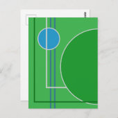 Floating Circles 11 Abstrakte Design Postkarte (Vorne/Hinten)