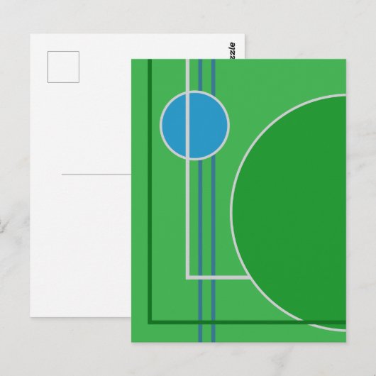 Floating Circles 11 Abstrakte Design Postkarte (Vorne/Hinten)