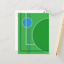 Floating Circles 11 Abstrakte Design Postkarte