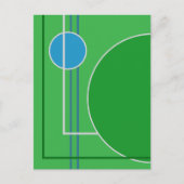 Floating Circles 11 Abstrakte Design Postkarte (Vorderseite)